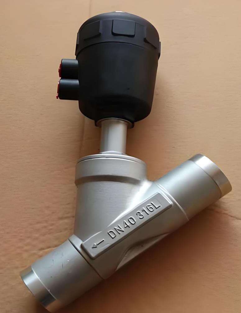 气动焊接式角座阀J661F